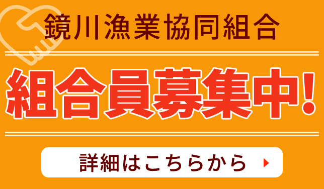 鏡川漁業協同組合 組合員募集中！